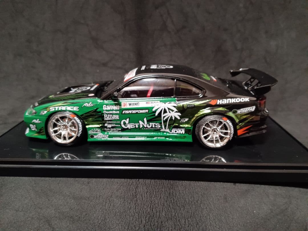 最終価格 1/24 日産 S15 シルビア プラモデル 完成品 ケース付