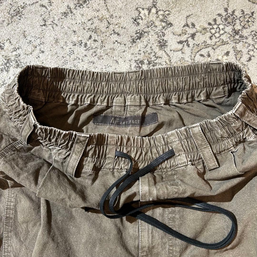 A.F ARTEFACT タック　ボリュームパンツ　サイズ2 ベージュ　春夏