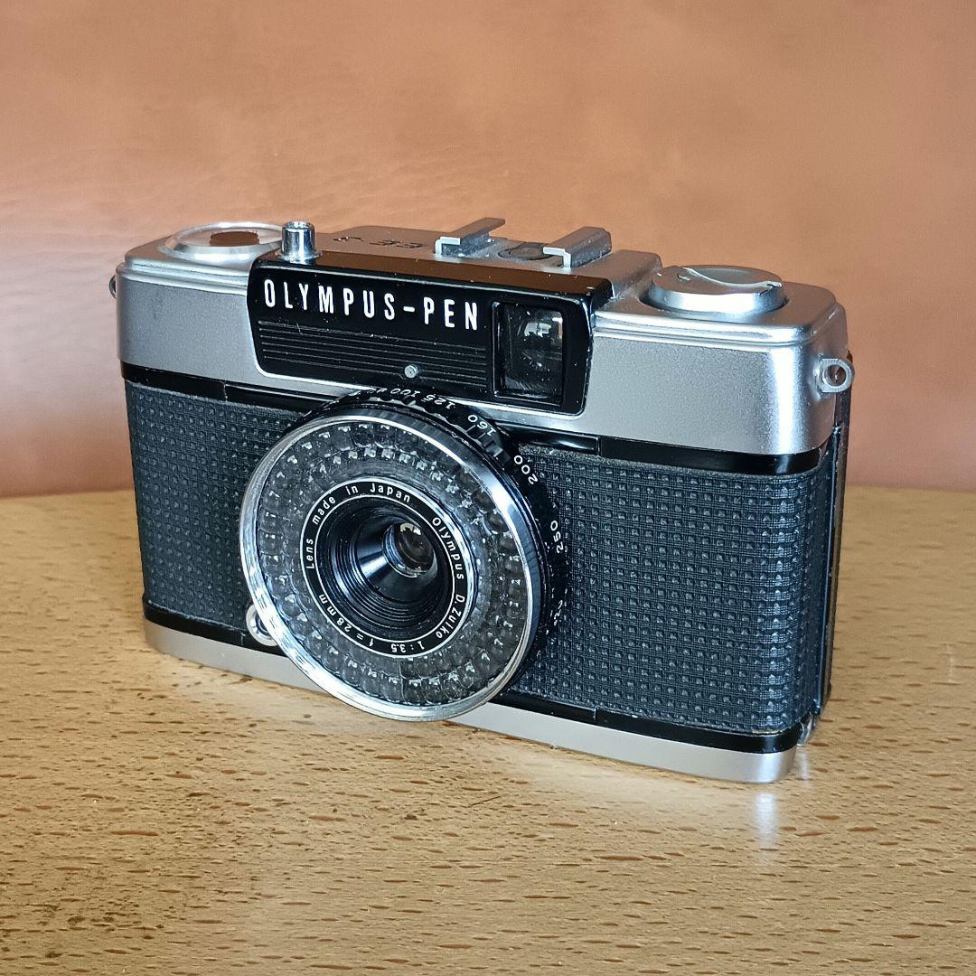 フィルムカメラ【完動品、美品】オリンパスペンEE-3