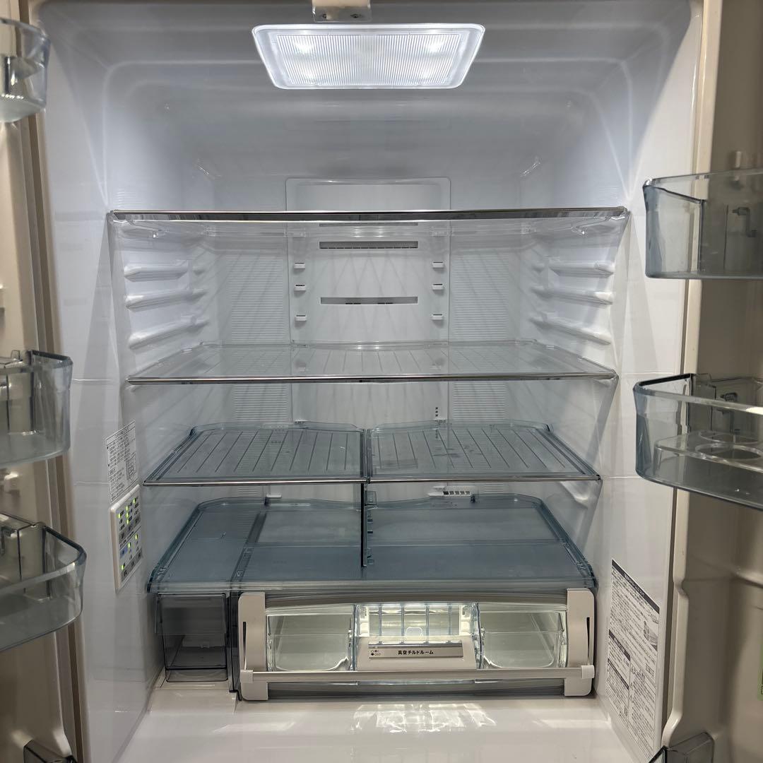 日立XG4300H冷蔵庫 ホワイト 430L 両開き 2017年製 真空チルド
