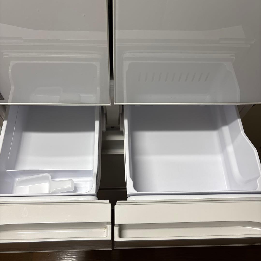 日立XG4300H冷蔵庫 ホワイト 430L 両開き 2017年製 真空チルド