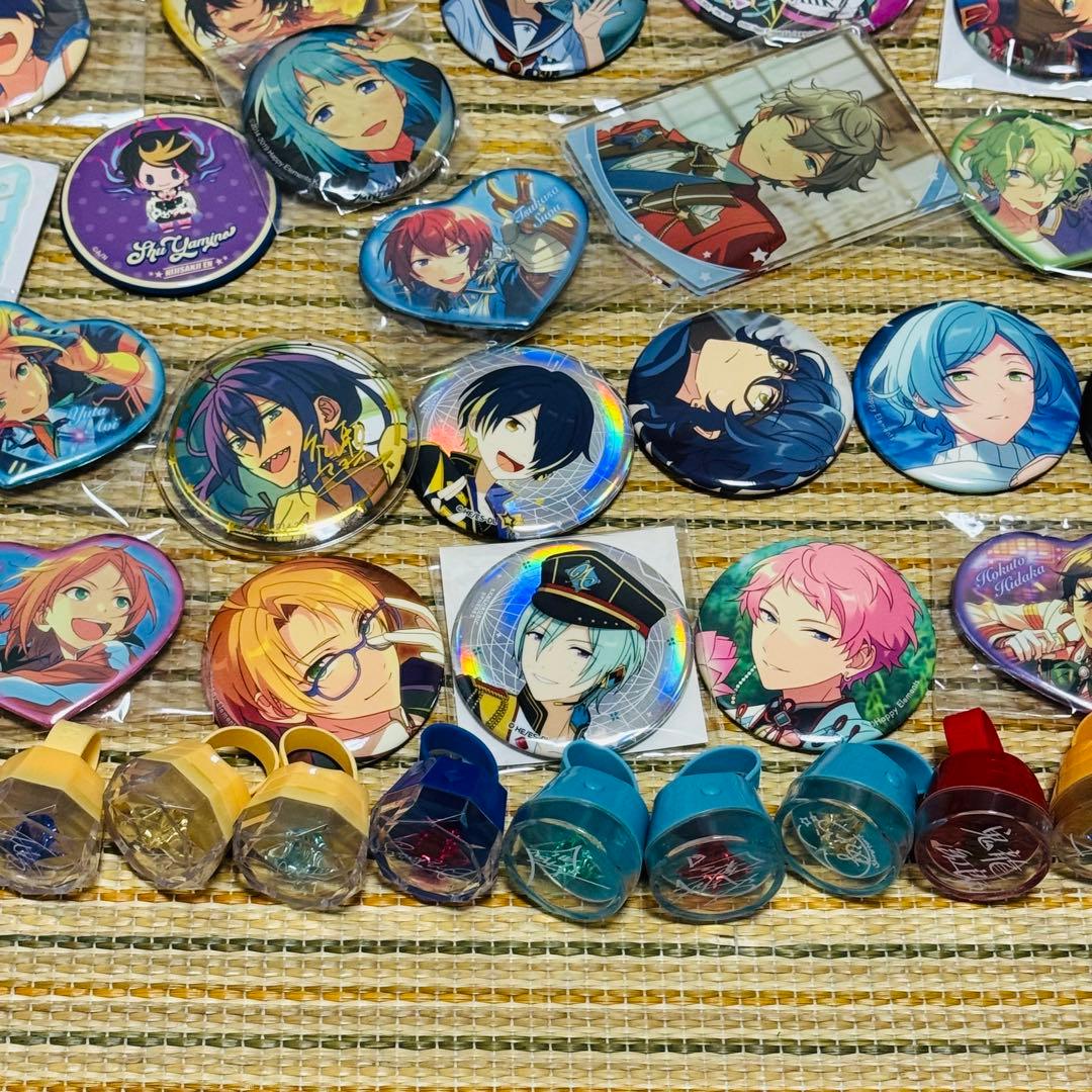まとめ あんさんぶるスターズ 缶バッジ リングライト 等 セット b