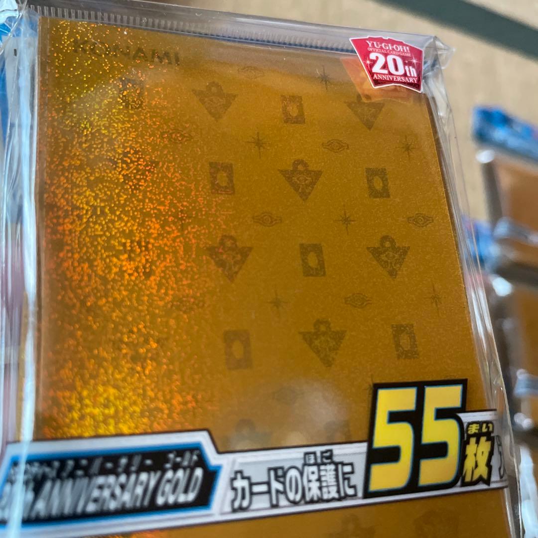 遊戯王　スリーブ　20th ANNIVERSARY GOLD　24個