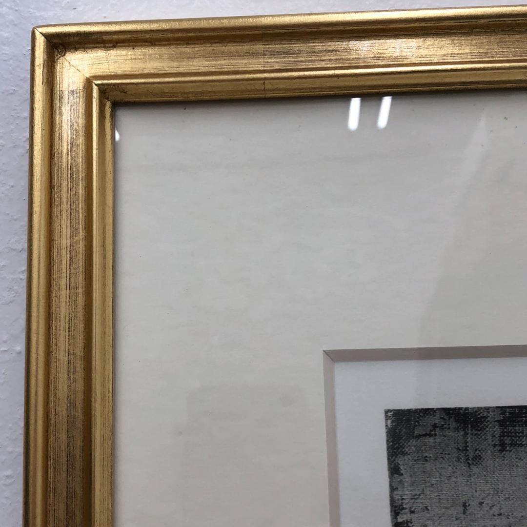 藤岡心象 一枚の繪 「少女とバラ」 リトグラフ 直筆サイン　12/200