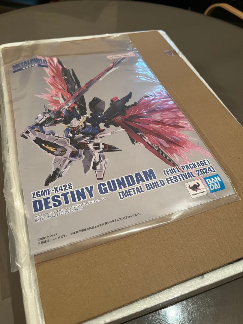 L BUILD メタルビルド　デスティニーガンダム　2024 ロゴ付き