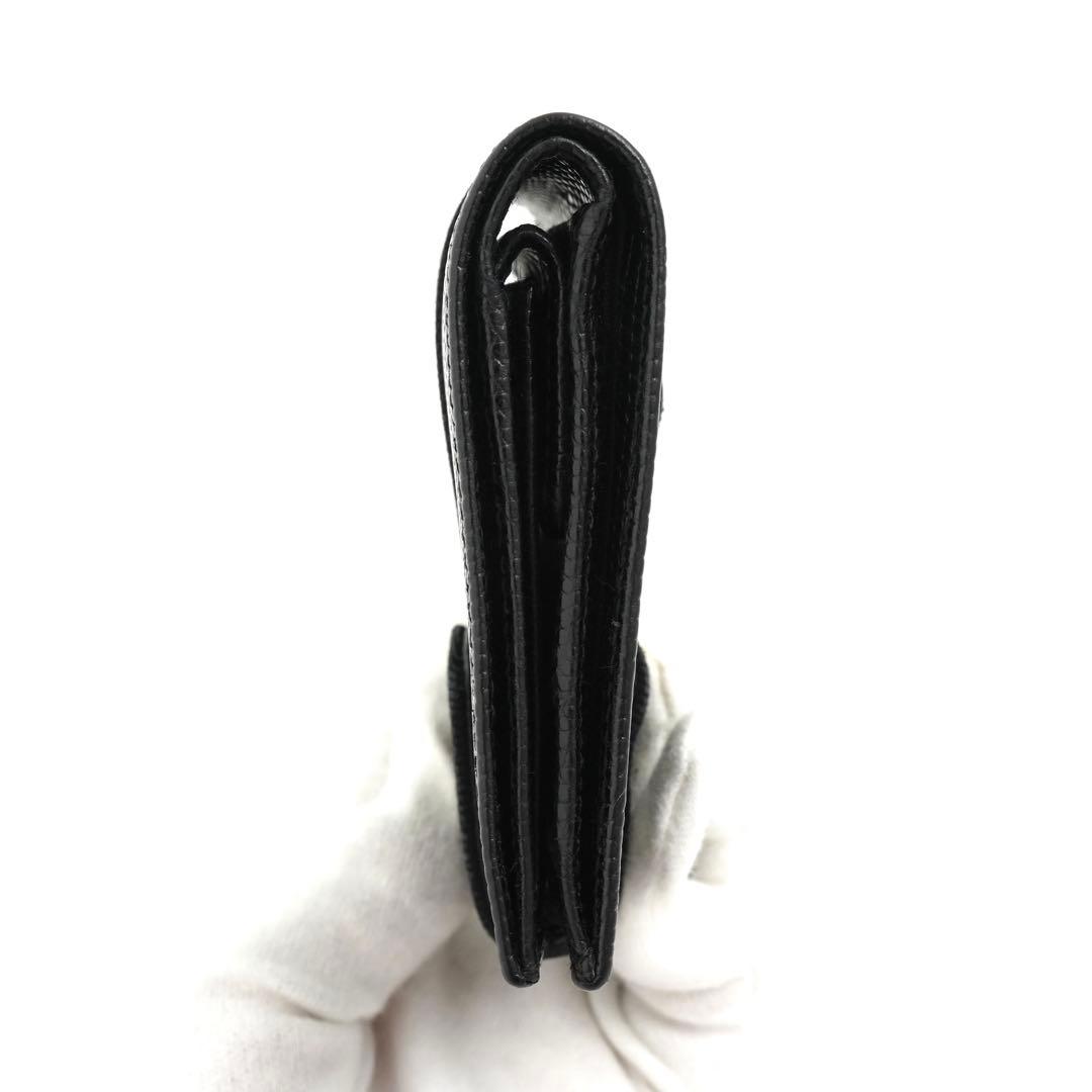 ✨未使用に近い✨　Ferragamo ミニ財布　リザード　ヴァラリボン　二つ折り