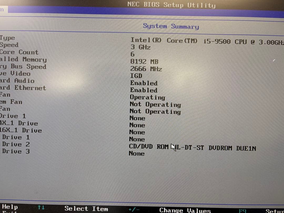 NEC Mate 第9世代i5 メモリ8GB ストレージ無し ジャンクNo.15