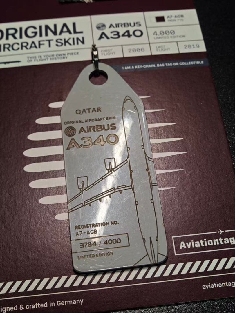 元カタール航空 A340-600 Aviationtag