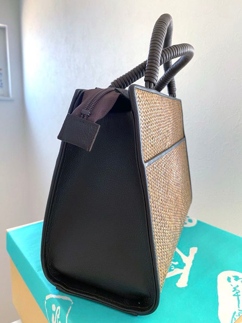 和装 バッグ 銀座 ぜん屋　レディース　着物　あじろ編み　籠バッグ