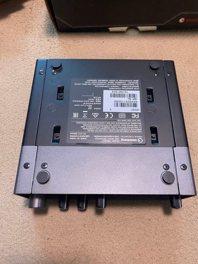 steinberg UR22C USBオーディオインターフェース