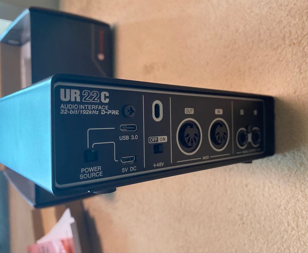 steinberg UR22C USBオーディオインターフェース