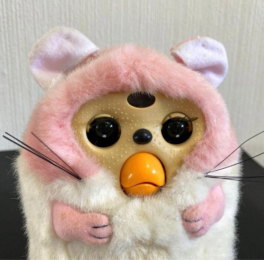 昭和⭐️レア希少⭐️トンクリtonkuriファービーピンク白papara Furby