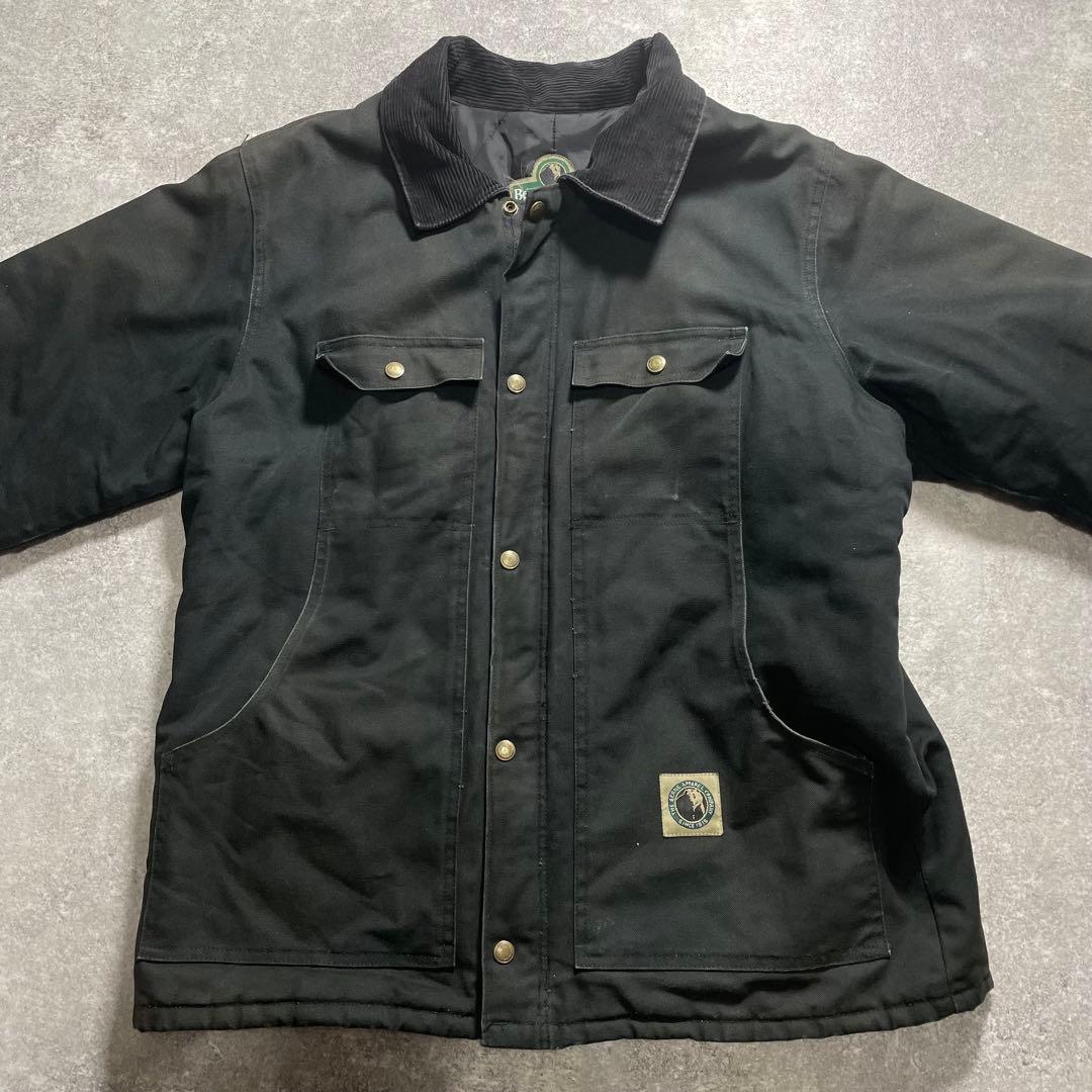 Berne Apparel ワークジャケット ダック地 フェード ブラック