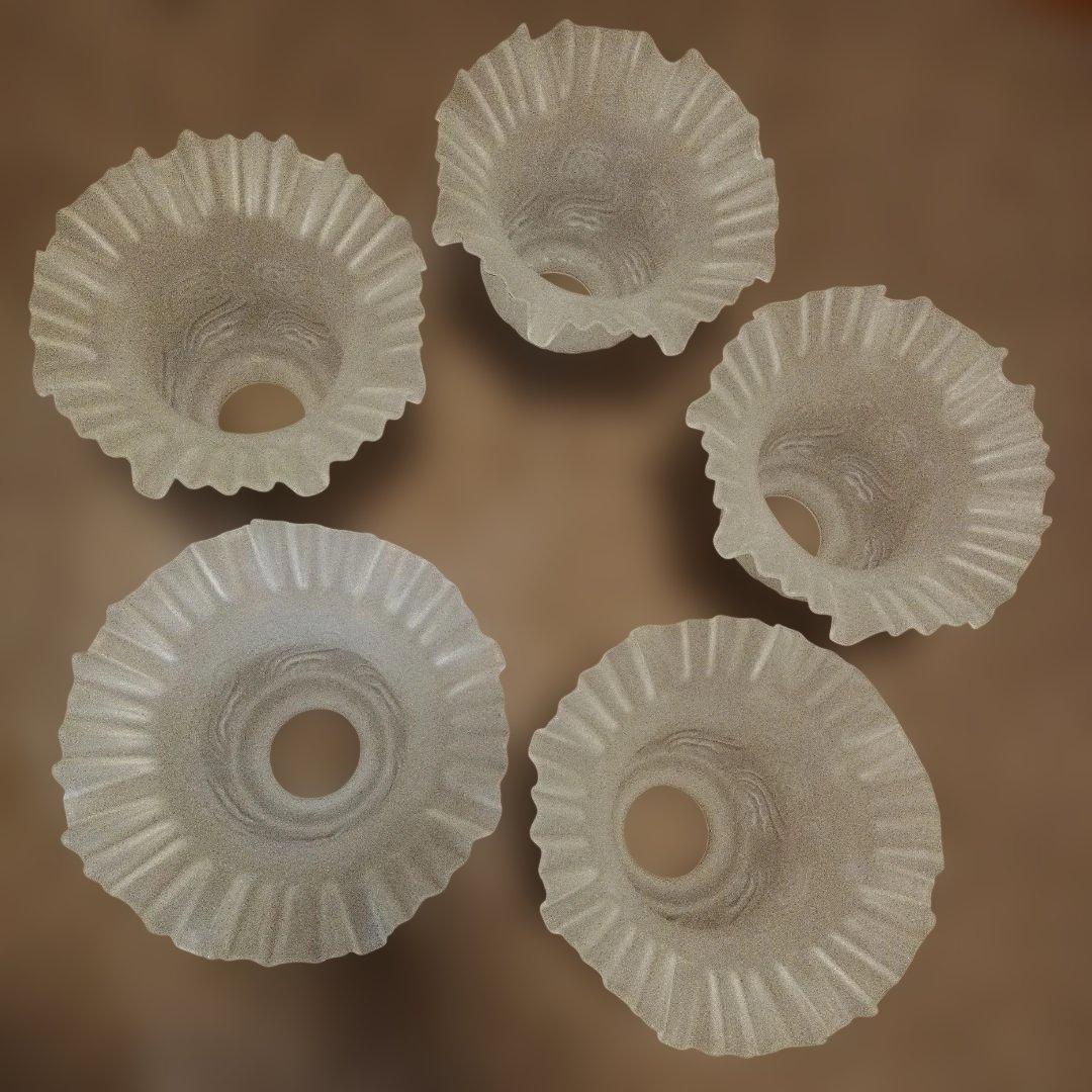 KISHIMA フリルランプ 5灯 シャンデリアGEM-859C キシマ