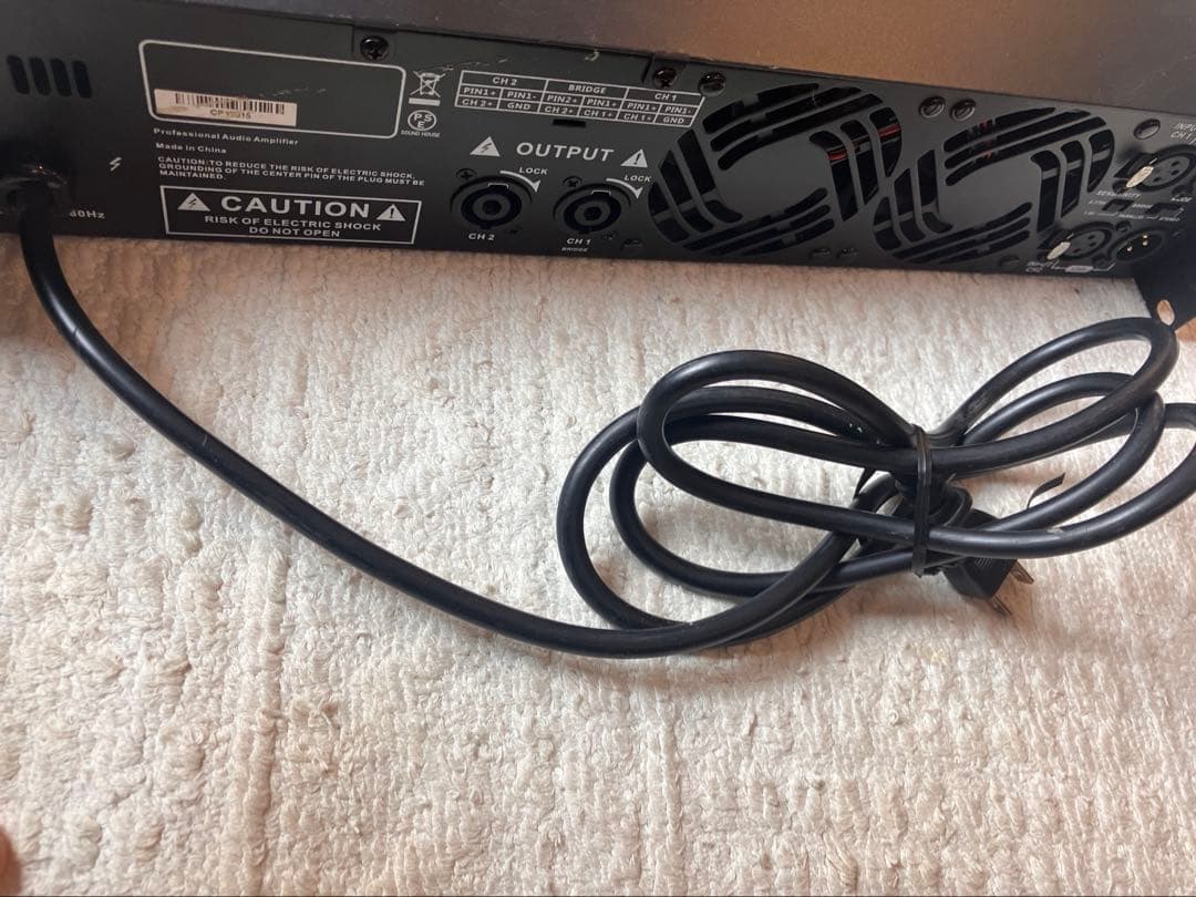 CPX600 パワーアンプ　crown amcron thomann