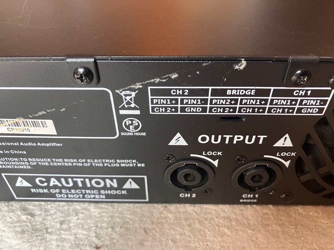 CPX600 パワーアンプ　crown amcron thomann