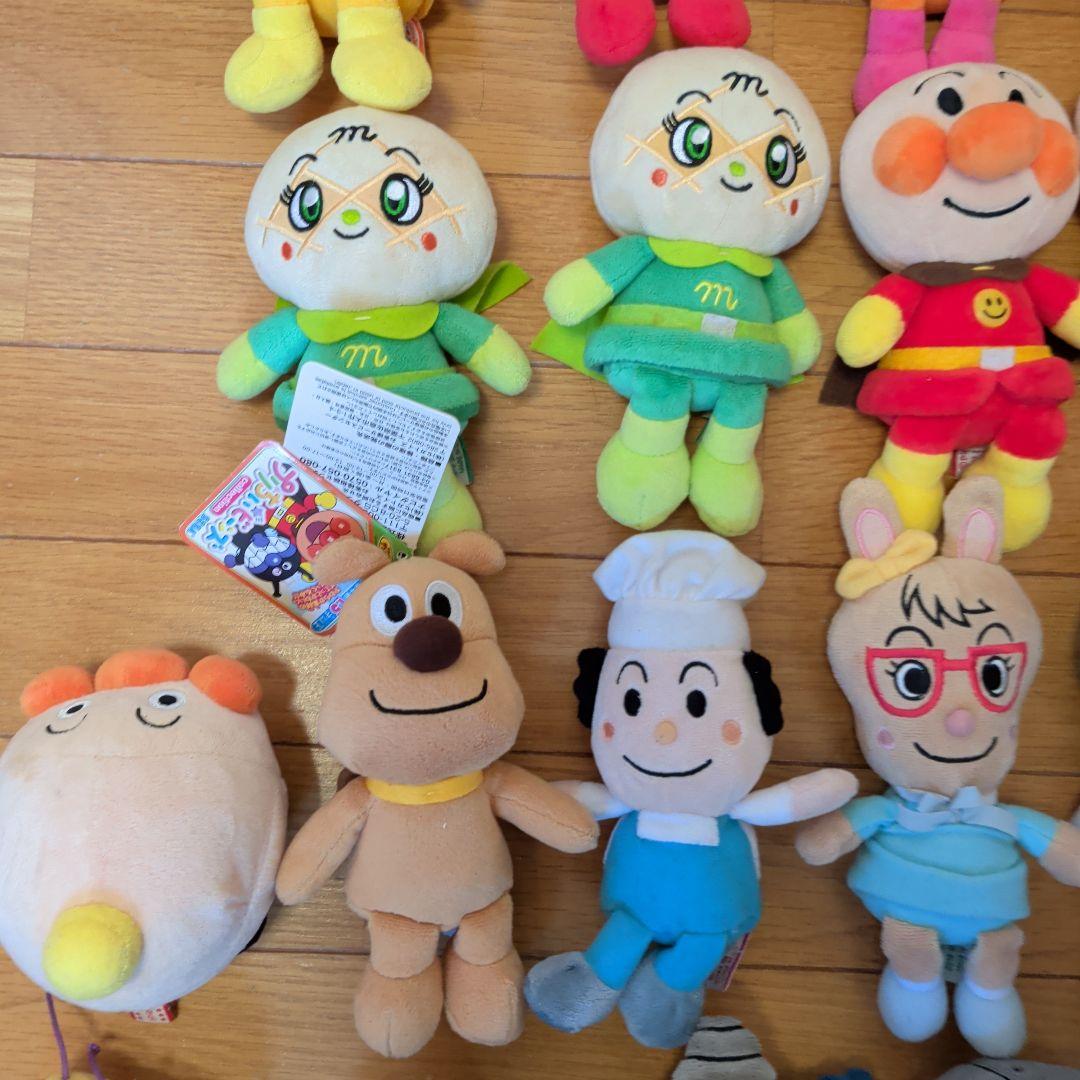 アンパンマンぬいぐるみ　ぷりちぃビーンズ　18体
