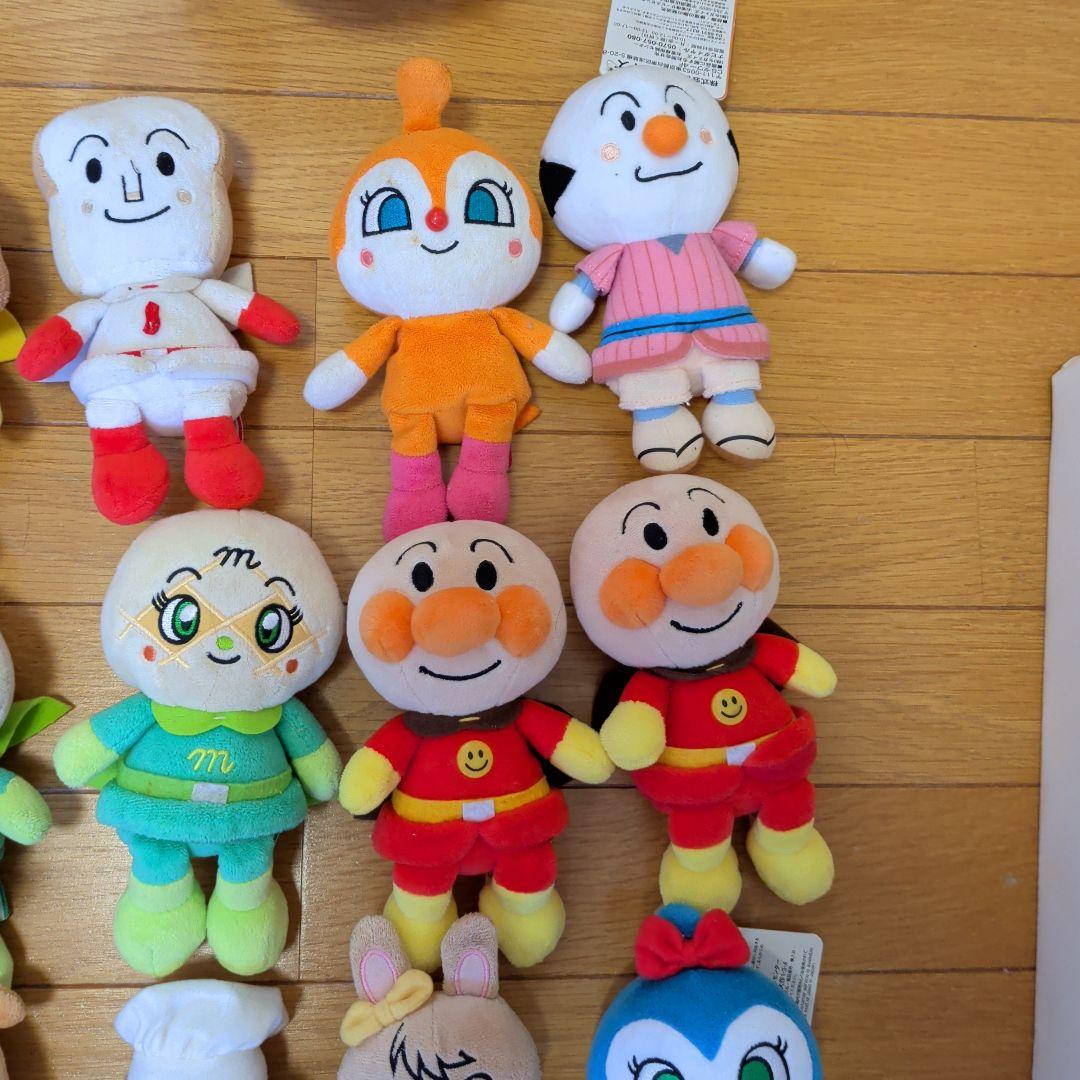 アンパンマンぬいぐるみ　ぷりちぃビーンズ　18体