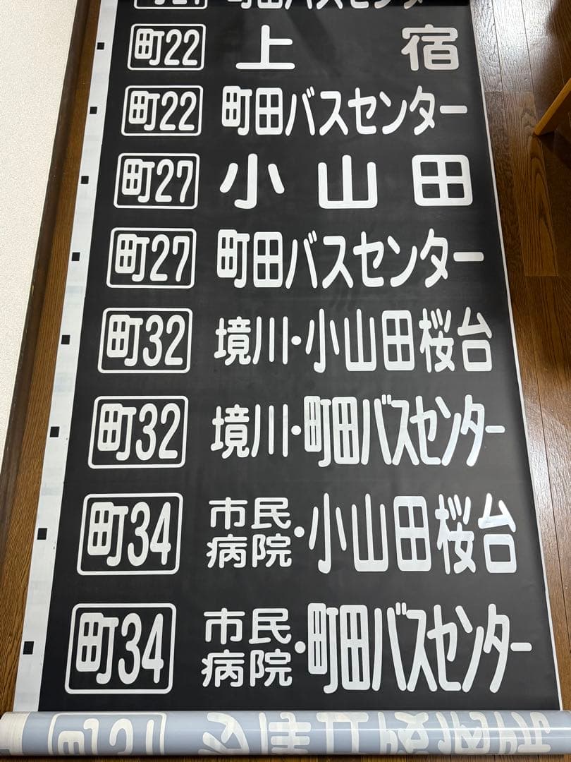 神奈川中央交通 バス 方向幕 町田営業所 神奈中 かなちゅう かなみん