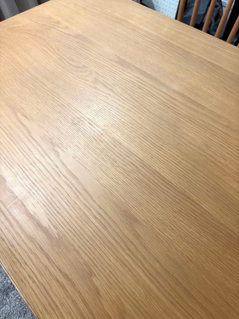 【送料込み】無印良品　折りたたみテーブル　幅120cm オーク材