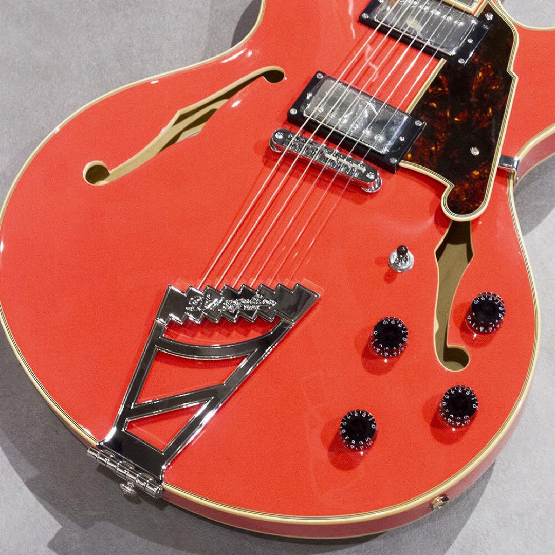 【高市総裁誕生記念】D'Angelico セミホロウボディ コーラルピンク