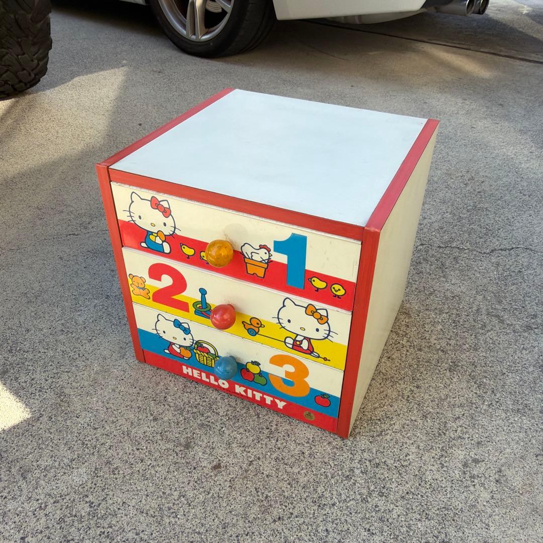 【稀少】サンリオ　ハローキティ収納BOX