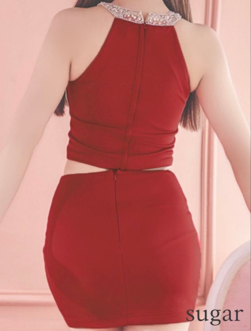 エンジェルアール ビジュードレス Sサイズ レッド