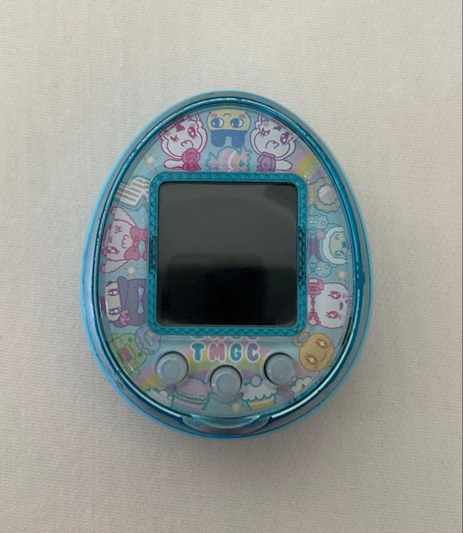 【ジャンク品】たまごっち4U 水色 カバー付き