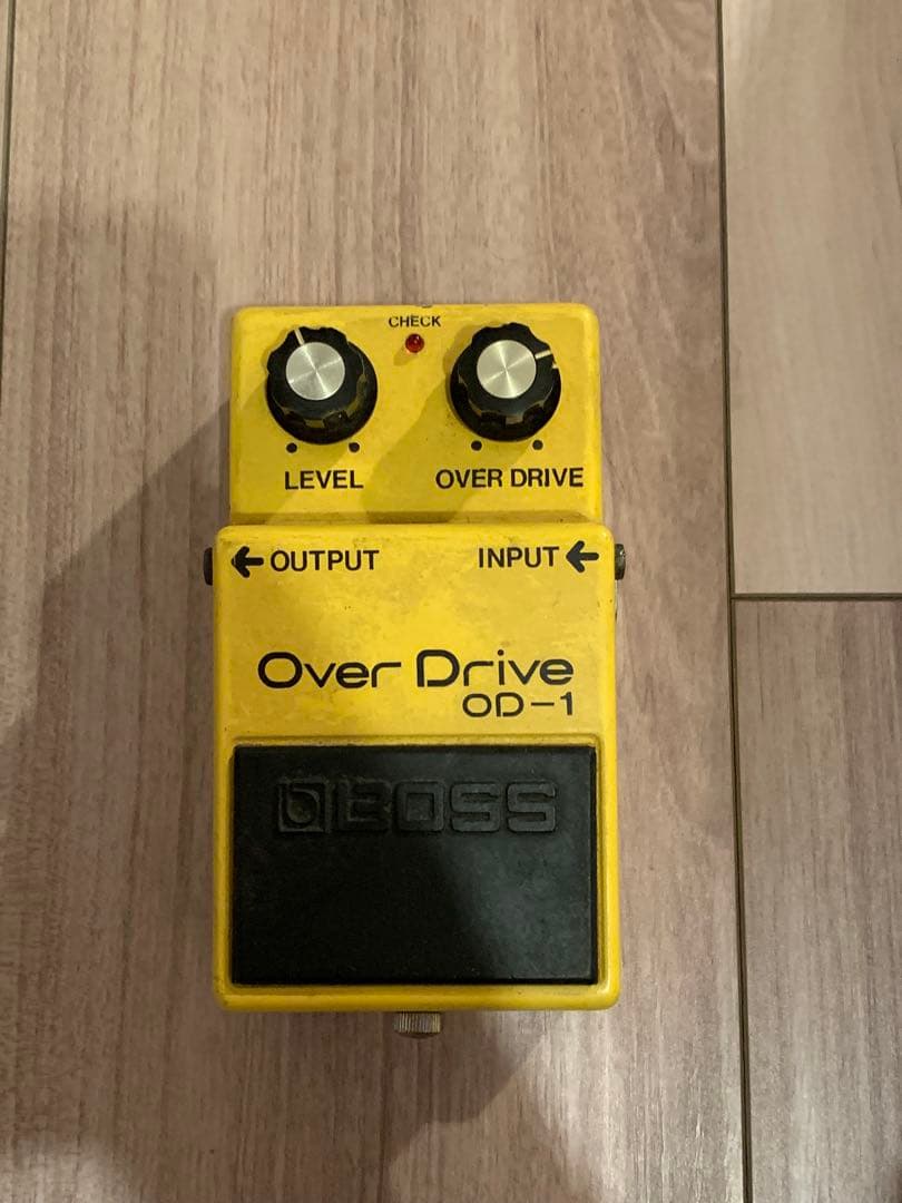 BOSS OD-1 シリアル番号8600（銀ねじ）NEC μPC4741C搭載