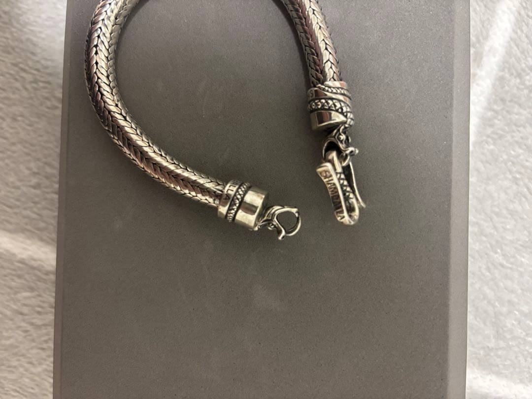 Shamballa シルバー編み込みブレスレット