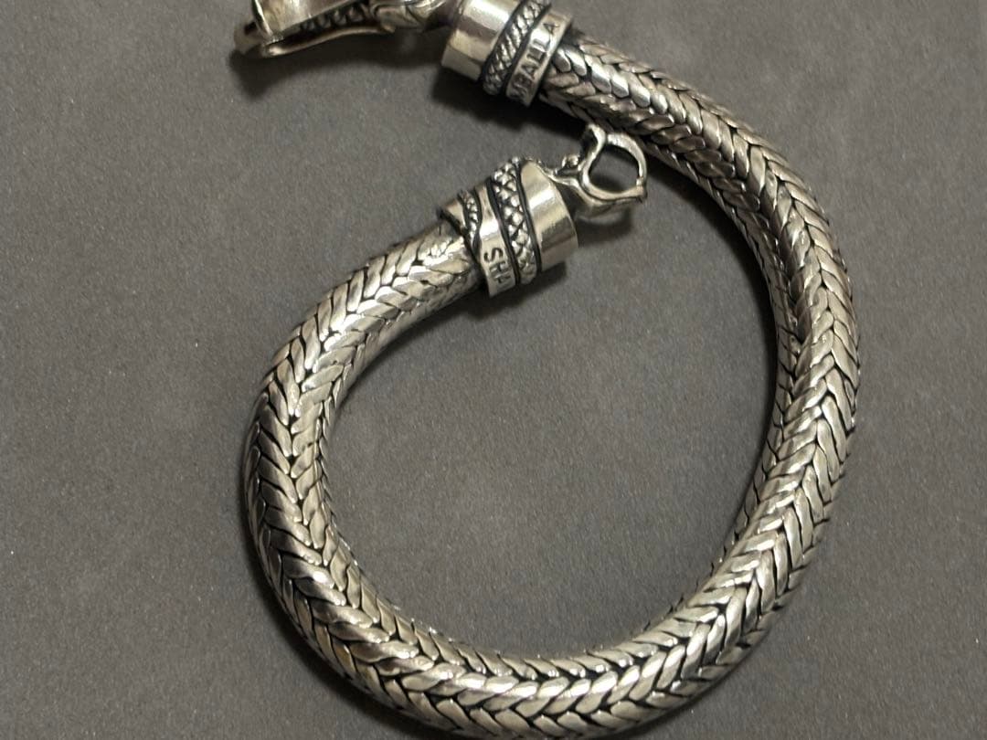 Shamballa シルバー編み込みブレスレット