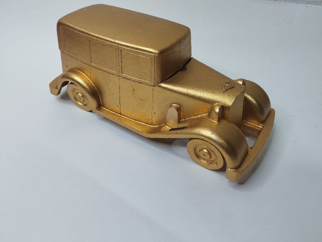 アンティーク調 ゴールドレトロカー 記念モデル 小物入れ（1920–2000)