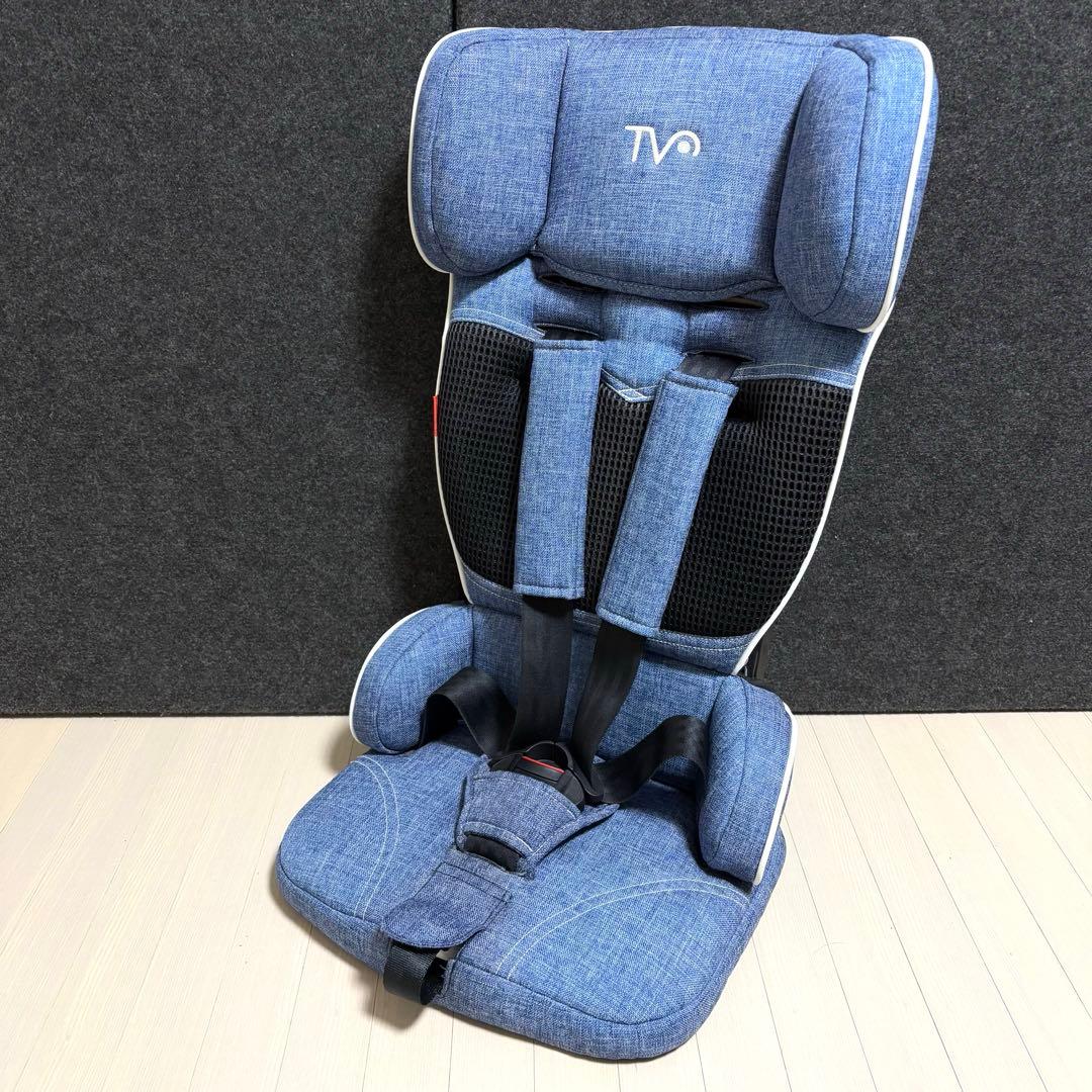 日本育児　トラベルベストECプラス　デニム　チャイルドシート　ジュニアシート