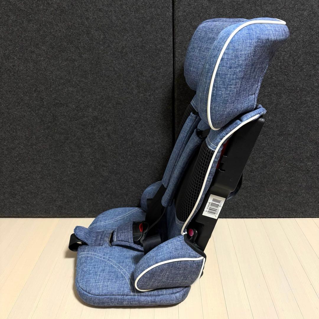 日本育児　トラベルベストECプラス　デニム　チャイルドシート　ジュニアシート
