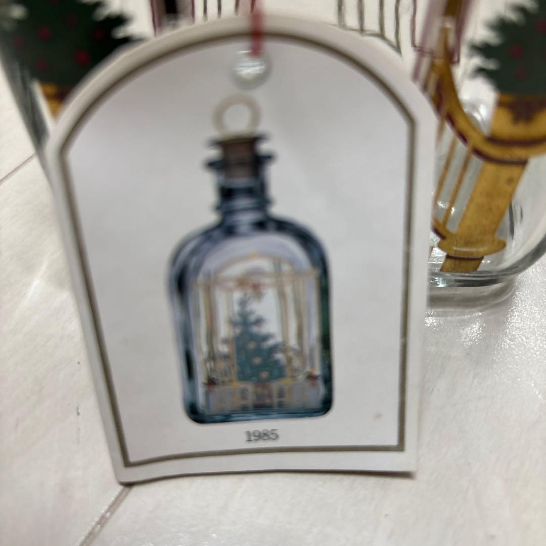  GUARD クリスマスガラスボトル 約15cm