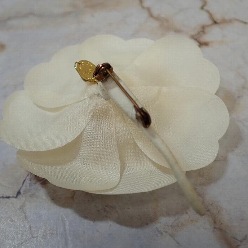 RU-5726　CHANEL　シャネル　ヴィンテージ　カメリア　コサージュ