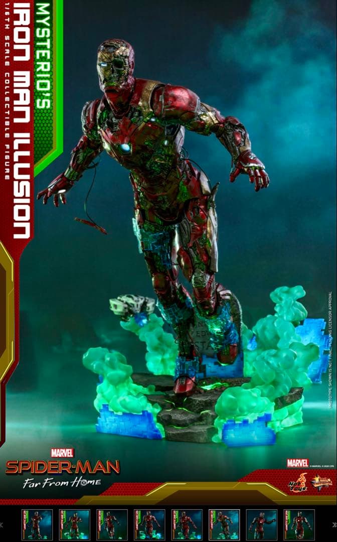 ホットトイズ　ゾンビ　アイアンマン　イリュージョン　スパイダーマン