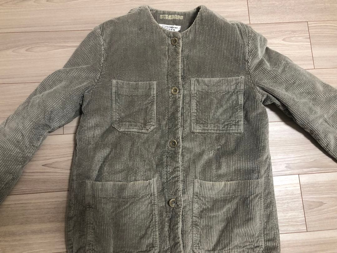 u*u様 希少品メゾンマルタンマルジェラ⑥コーデュロイブルゾンコートマフラー付き