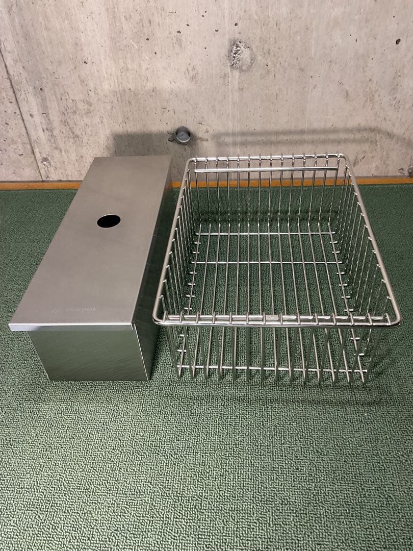 ステンボックスハーフユニット & メッシュトレー 1unit 深型 スノーピーク