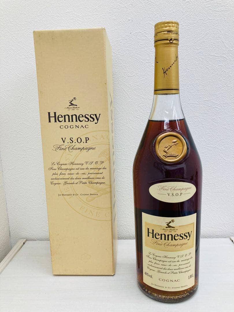 【未開封】Hennessy VSOP クリア 1,000ml／箱あり
