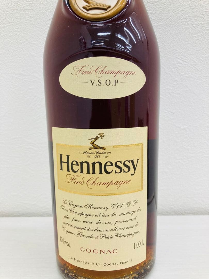 【未開封】Hennessy VSOP クリア 1,000ml／箱あり