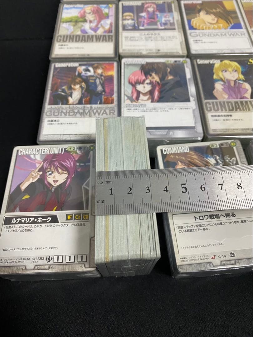 ガンダムウォーカード 白 まとめ売り ⑪約2500枚 十字勲章 など