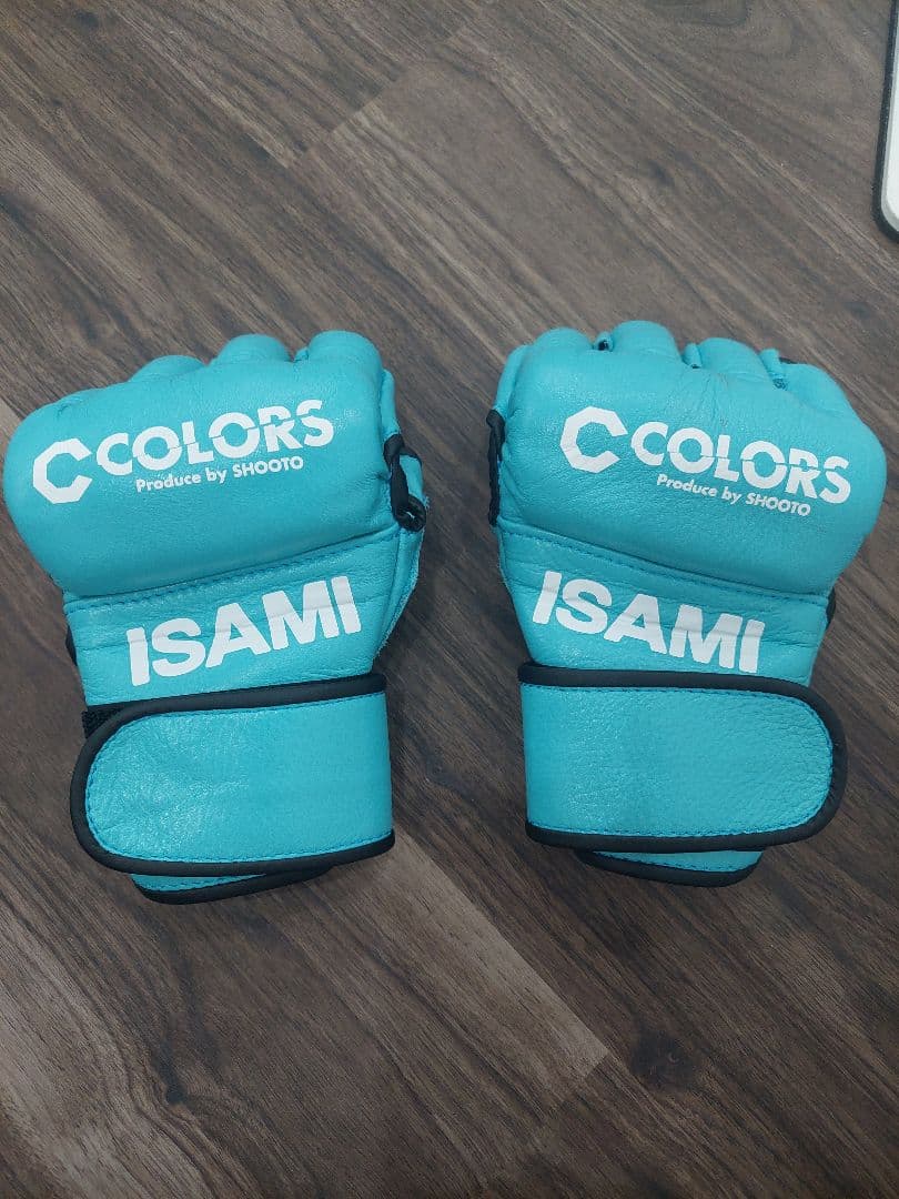 ISAMI COLORS オープンフィンガーグローブ Sサイズ