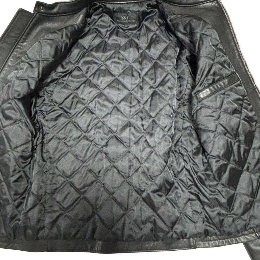 美品‼︎ メンズビギ/US/ラムレザー/ライダースジャケット/シングル/Ｌサイズ