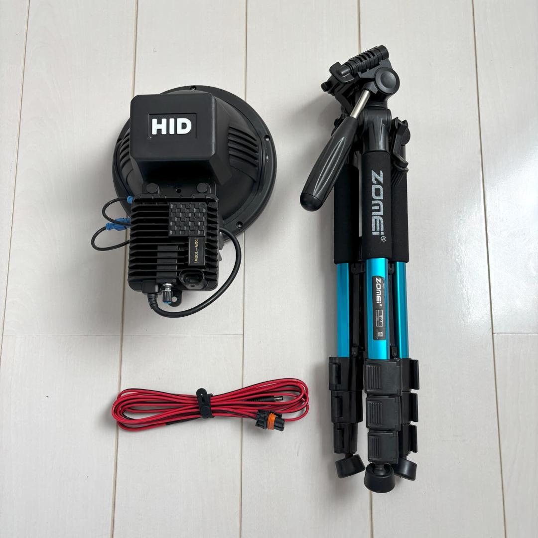 新品HIDライトトラップ　強力約55～100W調整式　紫外線強化バルブ　灯火採集