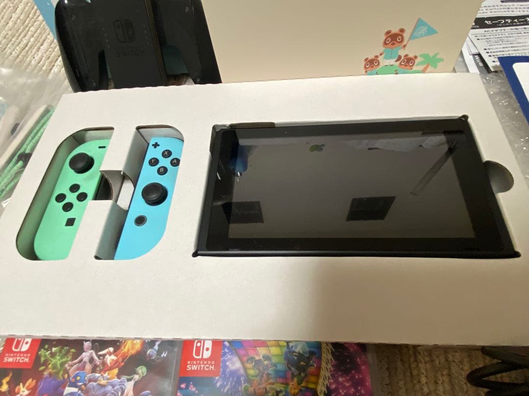 中古 初期化済み Nintendo Switch どうぶつの森 デザイン 限定