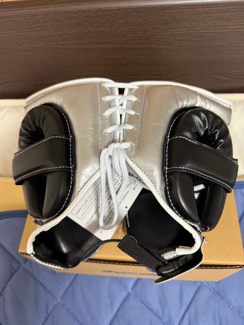 ウイニング winning ヘッドギア　Lサイズ　黒／銀