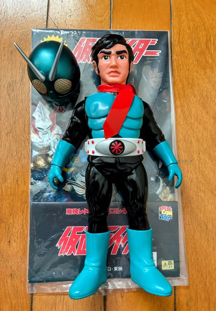 メディコムトイ　東映レトロソフビ 仮面ライダー 仮面ライダー旧1号