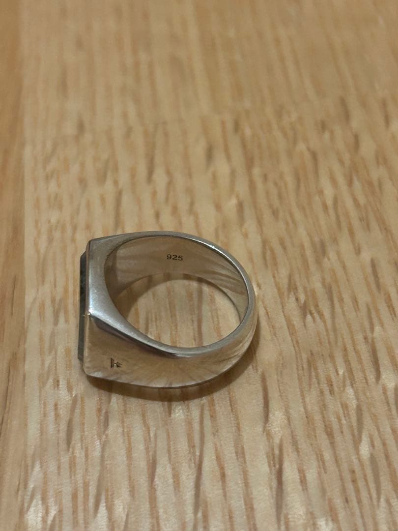 TOM WOOD Kay Ring Black Larvikite 56号
