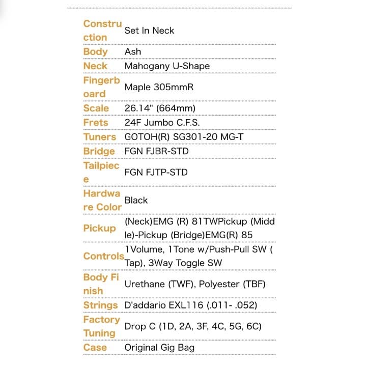 【FUJIGEN】J-Standard JFL-FT-ASH-DE664-M